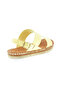 Ladies Sandals With Back Strap Yellow | Made In Brazil - 3