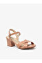 Ladies Mid Heel Sandals Nude 658 | Made In Brazil - 3