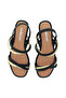 Ladies Flat Sandals Black | Made In Brazil - 5