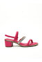 Ladies Mid Heel Sandals Pink | Made In Brazil - 2