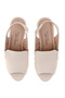 Ladies Mid Heel Sandals Cream | Made In Brazil - 5