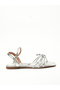 Vizzano Ladies Sandals With Back Strap Silver | Made In Brazil - 2