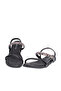 Ladies Low Heel Sandals Black | Made In Brazil - 4