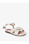 Infant Girls Sandals With Back Strap White | Made In Brazil - 2