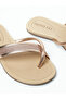 Ladies Flat Sandals Gold Pink | Made In Brazil - 4