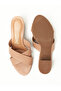 Vizzano Ladies Low Heel Sandals Nude | Made In Brazil - 5