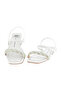Ladies Sandals With Back Strap Off White | Made In Brazil - 4