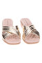 Ladies Low Heel Sandals Golden | Made In Brazil - 4
