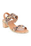 Ladies Sandals With Back Strap Nude | Made In Brazil