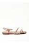 Ladies Sandals With Back Strap Gold Pink | Made In Brazil - 2
