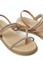 Ladies Sandals With Back Strap Nude | Made In Brazil - 4
