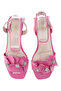 Pre Teen Girls Sandals With Back Strap Pink | Made In Brazil - 5
