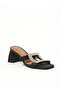 Vizzano Ladies Mid Heel Sandals Black | Made In Brazil