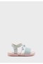 Infant Girls Sandals With Back Strap Green | Made In Brazil