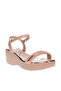 Ladies Wedge Sandals Nude | Made In Brazil