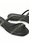 Ladies Flat Sandals Black | Made In Brazil - 4