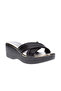 Ladies Wedge Sandals Black | Made In Brazil