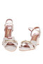 Vizzano Ladies Mid Heel Sandals Off White | Made In Brazil - 4