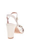 Vizzano Ladies Mid Heel Sandals Off White | Made In Brazil - 3