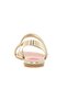 Junior Girls Sandals With Back Strap Gold | Made In Brazil - 4