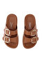 Vizzano Ladies Flat Sandals Brown | Made In Brazil - 5