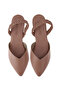 Ladies Sandals With Back Strap Nude | Made In Brazil - 5