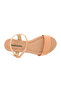 Junior Girls Sandals With Back Strap Nude | Made In Brazil - 5