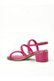 Ladies Sandals With Back Strap Magenta | Made In Brazil - 3