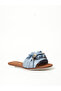 Ladies Flat Sandals Jeans | Made In Brazil