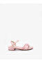 Girls Sandals With Back Strap Pink | Made In Brazil