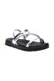 Ladies Flat Sandals Silver | Made In Brazil
