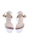 Pre Teen Girls Sandals With Back Strap White | Made In Brazil - 5
