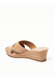 Ladies Wedge Sandals Tan | Made In Brazil - 3
