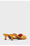 Vizzano Ladies Mid Heel Sandals Orange | Made In Brazil - 2