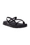 Ladies Flat Sandals Black | Made In Brazil