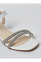 Pre Teen Girls Sandals With Back Strap White | Made In Brazil - 4