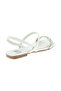 Ladies Sandals With Back Strap Off White | Made In Brazil - 3