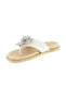 Ladies Flat Sandals Off White | Made In Brazil - 2