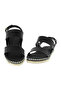 Ladies Sandals With Back Strap Black | Made In Brazil - 4