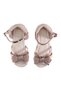 Infant Girls Sandals With Back Strap Rose Gold | Made In Brazil - 5