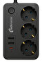 2 USB + Type-C Current and Child Protected Triple Square Socket 2Mt