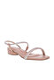 Ladies Low Heel Sandals Beige | Made In Brazil