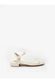 Girls Sandals With Back Strap White | Made In Brazil