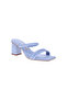 Vizzano Ladies Mid Heel Sandals Blue | Made In Brazil