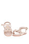 Infant Girls Sandals With Back Strap Beige | Made In Brazil - 4