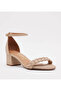 Vizzano Ladies Mid Heel Sandals Beige | Made In Brazil