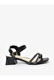 Pre Teen Girls Sandals With Back Strap Black | Made In Brazil