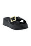 Ladies Flat Sandals Black | Made In Brazil