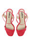 Ladies Mid Heel Sandals Red | Made In Brazil - 5