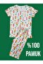 100% Cotton Boy's Capri Suit # Printedchildcapritakim # Sebzedesenlitakim # Laundry Garden
